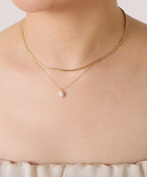 PAPILLONNER | 2点セット別々でも使えるレイヤードネックレス/ZOZO限定(ネックレス)