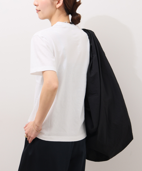 HANES(ヘインズ)の「【Hanes × relume】別注 ウォッシュドコットン クルーネックTシャツ<2枚セット>(Tシャツ/カットソー・レディース・ブラック/ベージュ・FREE)」の9枚目の写真