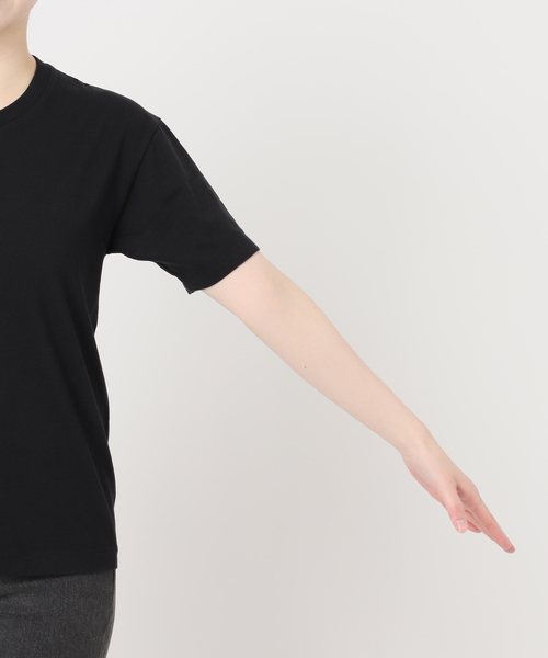 HANES(ヘインズ)の「【Hanes × relume】別注 ウォッシュドコットン クルーネックTシャツ<2枚セット>(Tシャツ/カットソー・レディース・ブラック/ベージュ・FREE)」の21枚目の写真