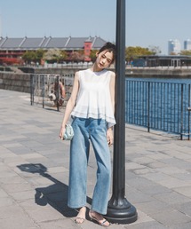 NATURAL BEAUTY BASIC | ◇【美人百花6月号・Oggi掲載】ワイドストレートデニムパンツ(デニムパンツ)