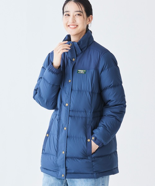 L.L.Bean(エルエルビーン)の「マウンテン・クラシック・ダウン・パーカ 米国フィット・プチ(ダウンジャケット/コート・レディース・ブラック/ネイビー/バーガンディー/モスグリーン/グレー系/ライトグレー・X-SMALL/SMALL/MEDIUM/LARGE)」の21枚目の写真