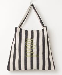beej | (beej)stripe fabric Osbag(トートバッグ)