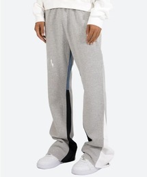 mnml/ミニマル/CONTRAST BOOTCUT SWEAT PANTS/コントラストブーツカットスウェットパンツ