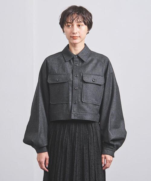 THE RERACS(ザ・リラクス)の「<THE RERACS>ショート CPO シャツジャケット(その他アウター・レディース・ダークグレー/ネイビー・38)」の3枚目の写真