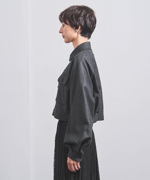 THE RERACS(ザ・リラクス)の「<THE RERACS>ショート CPO シャツジャケット(その他アウター・レディース・ダークグレー/ネイビー・38)」の4枚目の写真