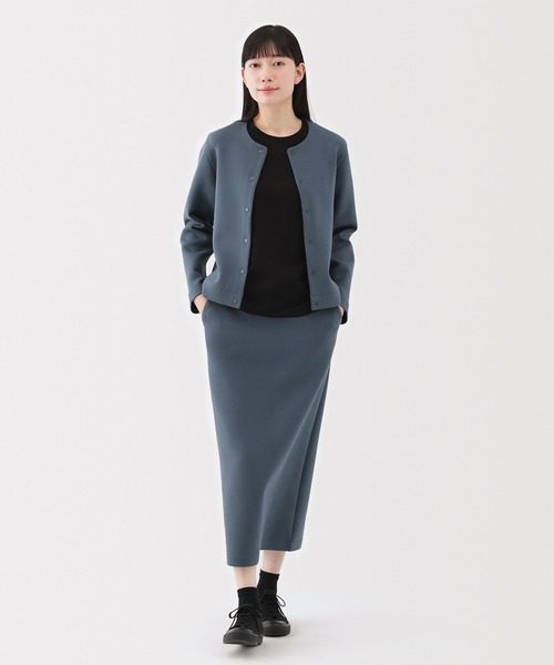 無印良品(ムジルシリョウヒン)の「婦人 二重編みスウェットカーディガン(カーディガン/ボレロ・レディース・ブラック/ブラウン系/アイボリー/ブルー系・XL/L/M/S)」の7枚目の写真