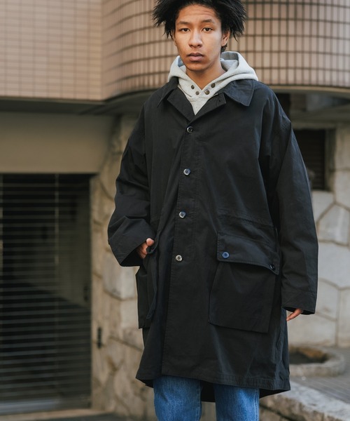 ARMY TWILL(アーミーツイル)の「ARMY TWILL/アーミーツイル COTTON NYLON WEATHER FIELD COAT フィールドコート(モッズコート・メンズ・カーキ/ブラック・L/M)」の2枚目の写真