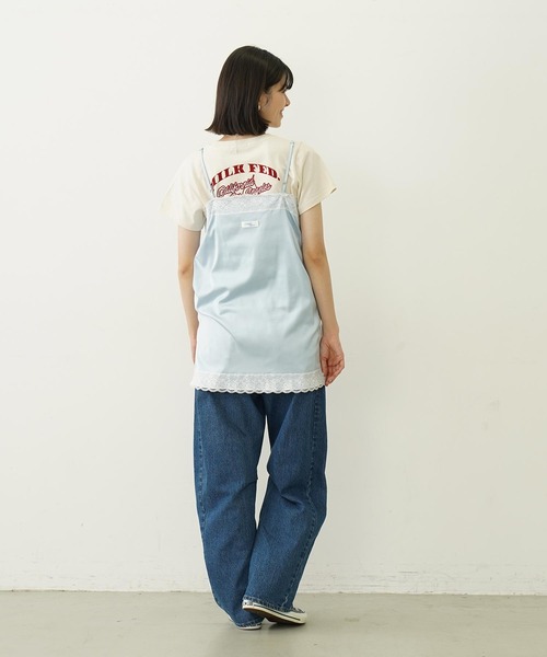 MILKFED.(ミルクフェド)の「GLITTER CHERRY COMPACT S/S TEE(Tシャツ/カットソー・レディース・オフホワイト/ブラック/ライトグリーン・S/M)」の21枚目の写真