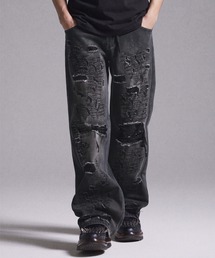 GRANCY | 【GRANCY】High Damage Straight Denim Pants / ハイダメージストレートデニムパンツ(デニムパンツ)
