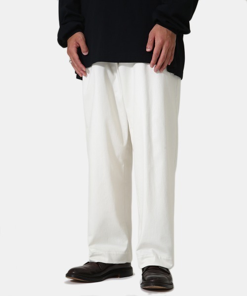 marka / マーカ：SIDE ADJUST TROUSERS - ORGANIC COTTON 10/- DRILL -：M21D-07PT01C[COR]の18枚目の写真