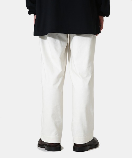 marka / マーカ：SIDE ADJUST TROUSERS - ORGANIC COTTON 10/- DRILL -：M21D-07PT01C[COR]の6枚目の写真