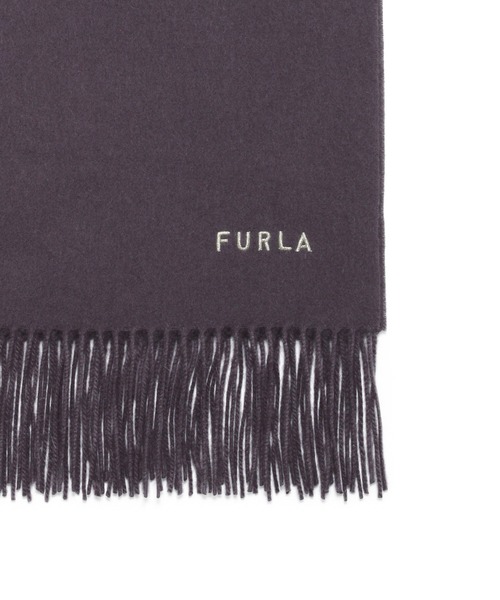 FURLA(フルラ)の「【WEB限定】マフラー 大判 "ウール100%無地"(マフラー・レディース・チャコールグレー/オフホワイト/サックスブルー/キャメル・FREE)」の6枚目の写真
