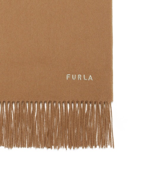 FURLA(フルラ)の「【WEB限定】マフラー 大判 "ウール100%無地"(マフラー・レディース・チャコールグレー/オフホワイト/サックスブルー/キャメル・FREE)」の12枚目の写真