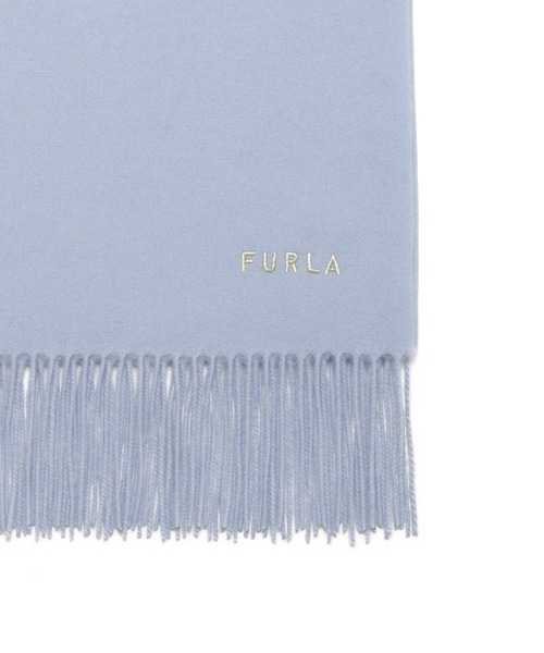FURLA(フルラ)の「【WEB限定】マフラー 大判 "ウール100%無地"(マフラー・レディース・チャコールグレー/オフホワイト/サックスブルー/キャメル・FREE)」の16枚目の写真