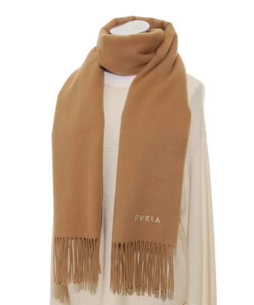 FURLA(フルラ)の「【WEB限定】マフラー 大判 "ウール100%無地"(マフラー・レディース・チャコールグレー/オフホワイト/サックスブルー/キャメル・FREE)」の22枚目の写真