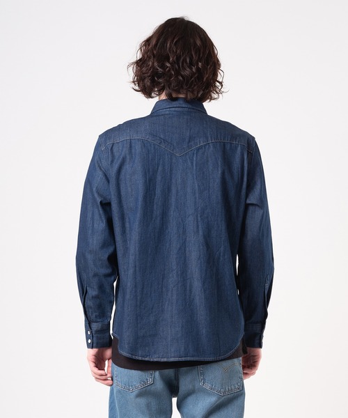 Levi's(リーバイス)の「Levi's/リーバイス BARSTOW ウエスタンシャツ STANDARD RED CAST RINSE(シャツ/ブラウス・メンズ・ダークインディゴブルー・S/M/L/XL)」の11枚目の写真