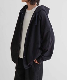 【WEB限定】ビック ルーズ スウェット マリンパーカー / スナップ フーディー / ユニセックス