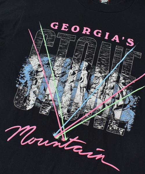 【ヴィンテージ古着】90's ヴィンテージプリントTシャツ USA製 GEROGIA'S STONE Mountainの7枚目の写真
