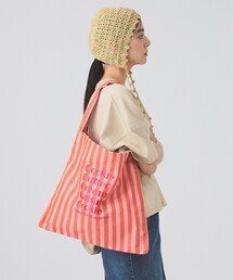beej | 【別注】beej / 刺繍 ストライプ トート バッグ(トートバッグ)