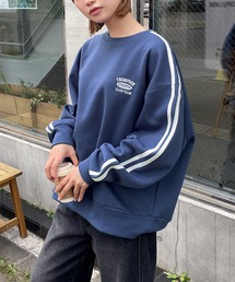 24AW ラインスリーブスウェットトレーナー
