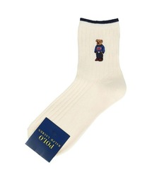 POLO RALPH LAUREN | POLO RALPH LAUREN レディース オーガニックコットン混 ポロベア ショートソックス 03207211(ソックス/靴下)