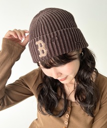MLB | 【日本未発売/WEB限定】MLB KOREA(エムエルビーコリア)/ヴィンテージ ロゴ ダメージ ビーニー ニット帽/Vintage basic mid beanie(ニットキャップ/ビーニー)
