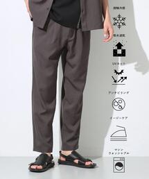 THE SHOP TK | LITE TEX イージーパンツ 接触冷感/吸水速乾/UVカット/アンチピリング/イージーケア/洗濯機OK/セットアップ可(その他パンツ)