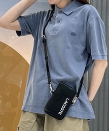 LACOSTE | オーガニックコットン ミネラルダイ鹿の子地 半袖ポロシャツ(ポロシャツ)