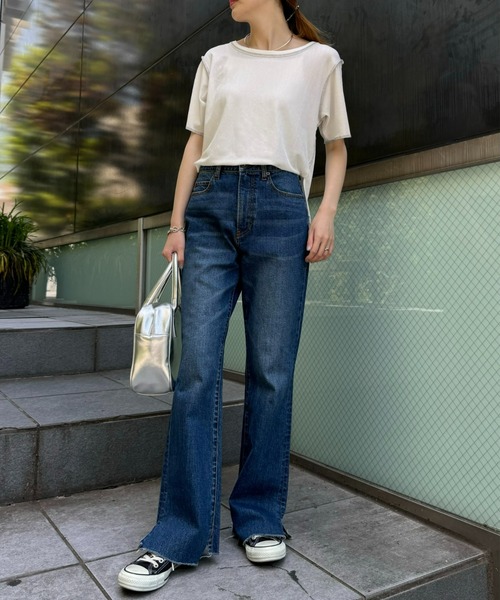 CIAOPANIC TYPY(チャオパニックティピー)の「【KELLY】vintagedenim/フレアデニム(デニムパンツ・レディース・ブルー/ネイビー・SMALL/MEDIUM/LARGE/X-SMALL)」の6枚目の写真
