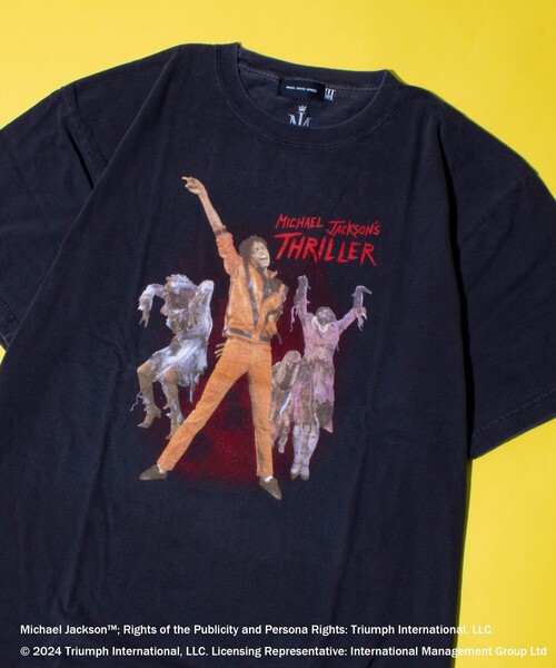 GOOD ROCK SPEED(グッドロックスピード)の「【GOOD ROCK SPEED】MICHAEL JACKSON TEE プリントTシャツ(Tシャツ/カットソー・メンズ・ブラック系その他/ブラック系その他2/ブラック系その他3/ブラック系その他4/ブラック系その他5・M/L)」の1枚目の写真