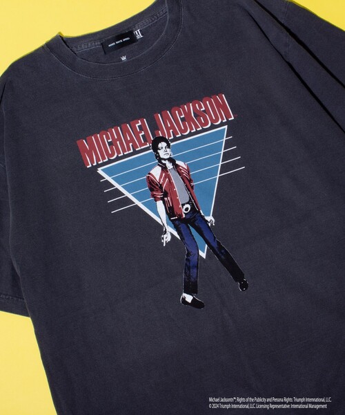 GOOD ROCK SPEED(グッドロックスピード)の「【GOOD ROCK SPEED】MICHAEL JACKSON TEE プリントTシャツ(Tシャツ/カットソー・メンズ・ブラック系その他/ブラック系その他2/ブラック系その他3/ブラック系その他4/ブラック系その他5・M/L)」の5枚目の写真