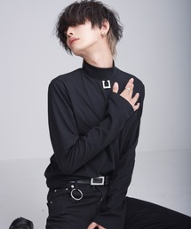 ADRER | 【ADRER】metal charm long high neck top/メタルチャームロングハイネックトップ(Tシャツ/カットソー)