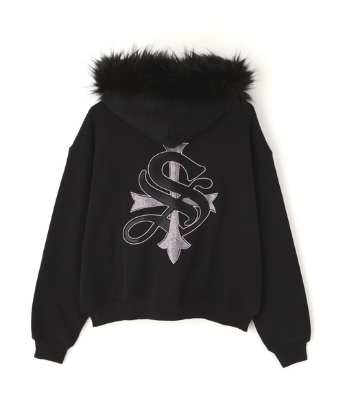 L.H.P(エルエイチピー)の「SUPPLIER/サプライヤー/【LHP EXCLUSIVE】FAUX FUR CROPPED CROSS ZIP HOODIE(パーカー・メンズ・シルバー/ピンク・XL/L/M)」の17枚目の写真