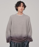 ADAM ET ROPE'(アダムエロペ)の【WEB限定】Dip Dye グラデーション 畦編み ルーズニット / ユニセックス