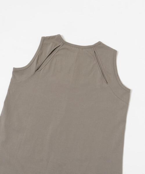 LAATO(ラート)の「slit no sleeve tee(タンクトップ・レディース・ナチュラル/ホワイト・FREE)」の21枚目の写真