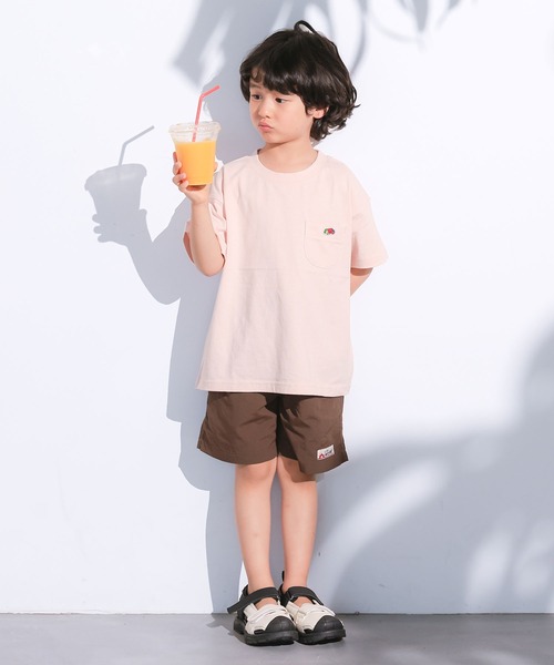 FRUIT OF THE LOOM(フルーツオブザルーム)の「【FRUIT OF THE LOOM】別注半袖ポケT(Tシャツ/カットソー・キッズ・ブルー/ホワイト系その他/グレー系その他/チャコール/マスタード/パープル系その他/ライトピンク/オフホワイト・100/110/160/90/80/150/140/130/120/95)」の17枚目の写真