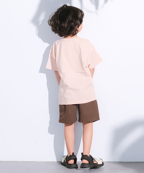 FRUIT OF THE LOOM(フルーツオブザルーム)の「【FRUIT OF THE LOOM】別注半袖ポケT(Tシャツ/カットソー・キッズ・ブルー/ホワイト系その他/グレー系その他/チャコール/マスタード/パープル系その他/ライトピンク/オフホワイト・100/110/160/90/80/150/140/130/120/95)」の19枚目の写真