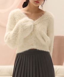 muguet | milky shaggy knit cardigan(カーディガン/ボレロ)