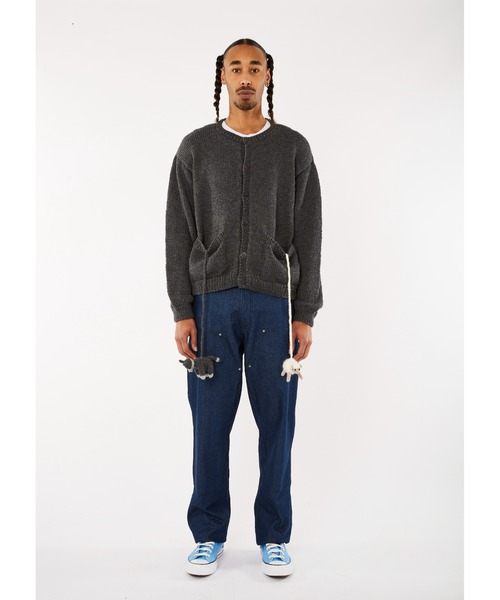 Sky High Farm Workwear(スカイハイ ファーム ワークウェア)の「UNISEX WOLF CARDIGAN WITH STUFFIES(カーディガン/ボレロ・メンズ・グレー・M)」の8枚目の写真