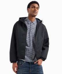 ARMANI EXCHANGE | 【A|X アルマーニ エクスチェンジ】オールオーバーロゴ フーデッドパファーブルゾン(ブルゾン)