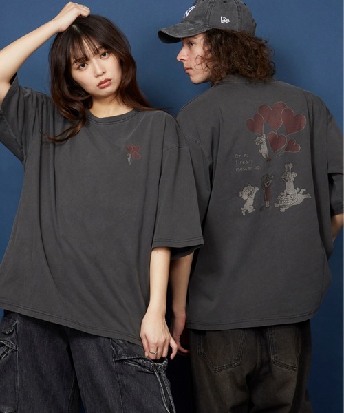 unrelaxing(アンリラクシング)の「ヴィンテージライク 古着風 綿100%ピグメント加工TプリントTシャツ(Tシャツ/カットソー・メンズ・ブラック/ホワイト/グレー/ブルー/カーキ/オレンジ/ブラウン/レッド/ネイビー/ピンク/チャコールグレー/ベージュ/インディゴブルー/チャコール/ライトブルー/ライトグリーン/ライム/ワイン/パープル/レッド系その他2/ブルー系その他3/ブルー系その他2/ホワイト系その他3/ホワイト系その他4/ホワイト系その他/ブラック系その他/ピンク系その他2/ブラック系その他2/ホワイト系その他2/グレー系その他2/グレー系その他4/レッド系その他3/レッド系その他/レッド系その他4/ブラック系その他4/ブルー系その他4/ピンク系その他/ピンク系その他4/ブラック系その他3/グレー系その他3/ピンク系その他3/グレー系その他/ブルー系その他/ベージュ系その他3/ブルー系その他5/レッド系その他5/ベージュ系その他4/ベージュ系その他/ベージュ系その他2/グリーン系その他3/グリーン系その他4/パープル系その他3/ブルー系その他6/パープル系その他2/パープル系その他4/グリーン系その他2/グリーン系その他/その他1/その他2/その他3/パープル系その他/その他7/その他6/その他5/ブラウン系その他/その他4/タン/モカ/ミント/ホワイト×エメラルドグリーン/ホワイト×グレー/ブラック×ブラック/アッシュブラウン/ライトブラウン/ブラック×ブルー/ホワイト×レッド/エメラルド/ホワイト×グリーン/ライトベージュ/ウィート/クリアブラウン/ブラック×グリーン/ブラック×レッド/オートミール/セージグリーン/ブラックミックス/ホワイト×ブラック/クリアグリーン/ブルー系その他7/LT.Blue/アクア/スミクロ/グリーン/ダークブルー/レディッシュグレー/ピンク系その他5/ダークブラック/ピンクベージュ/ライトブラック/スモークピンク/ブルーグラス/サックスブルー/ブラック×ホワイト/ライトグレー/アッシュグレー/スカイブルー/クリアブラック/ダークインディゴブルー/シルバーグレー/クリアブルー/ブラック系その他5/ブラック系その他6/ブラック系その他7/その他10/ベージュ系4/ベージュ系5/ベージュ系2/ベージュ系3/ベージュ系/ベージュ系1/ブラウン系8/ブラウン系9/ブラウン系6/ブラウン系7/ブラウン系4/ブラウン系5/ブラウン系2/ブラウン系3/ブラウン系/ブラウン系1/その他25/その他26/その他23/その他24/その他19/その他16/その他17/その他21/その他22/その他20/その他18/その他15/その他13/その他12/その他14/その他11/ベージュ系6/その他28/その他27/ブラック×シルバー/ブラック系5/ブラック系6/ブラック系7/ブラック系8/その他29/A/ブラック系2/ブラック系4/ブラック×ゴールド/ブラック系1/ブラック系3/ベージュ系8/ベージュ系7/ベージュ系9/ダークブラウン系7/ダークブラウン系6/ダークブラウン系5/ダークブラウン系4/ダークブラウン系3/ダークブラウン系2/ベージュ系その他6/ベージュ系その他7/ダークブラウン系1・X-LARGE/SMALL/LARGE/X-SMALL/MEDIUM/3/2)」の18枚目の写真