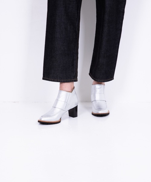 HYSTERIC GLAMOUR(ヒステリックグラマー)の「LOAFERS ANKLE ブーツ(ブーツ・レディース・シルバー/ブラック/ベージュ系その他・23cm/24cm/25cm)」の9枚目の写真