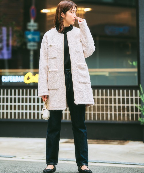 nissen(ニッセン)の「ハイウエストストレートデニムパンツ ノンストレッチジーンズ(デニムパンツ・レディース・グレー系/ブルー系/オフホワイト/ネイビー・LL/L/S/M)」の18枚目の写真