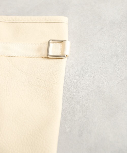 ITTI(イッチ)の「ITTI イッチ / ANNIE SMALL RICE BAG / DIPLO SKY / アニースモールライスバッグ レザーミニバッグ 巾着バッグ / ITTI-BAG-085-A(ハンドバッグ・メンズ・アイボリー/ブラック・FREE)」の16枚目の写真
