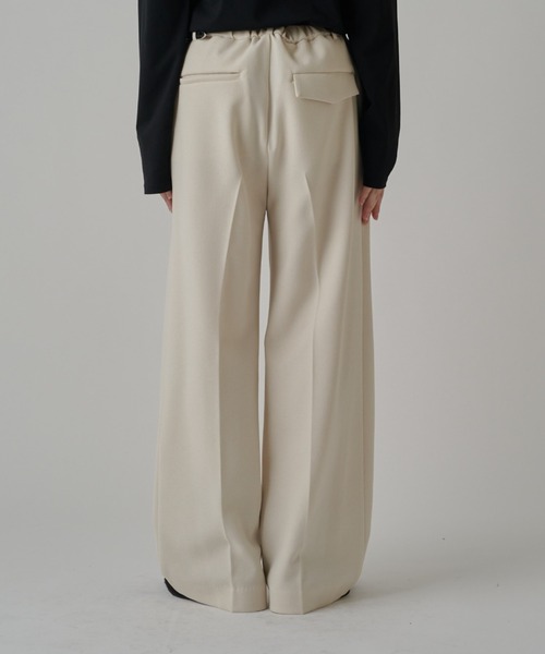 Lui's(ルイス)の「ジョーゼットタックワイドパンツ(その他パンツ・メンズ・ベージュ/ブラック/オフホワイト・S/M)」の7枚目の写真