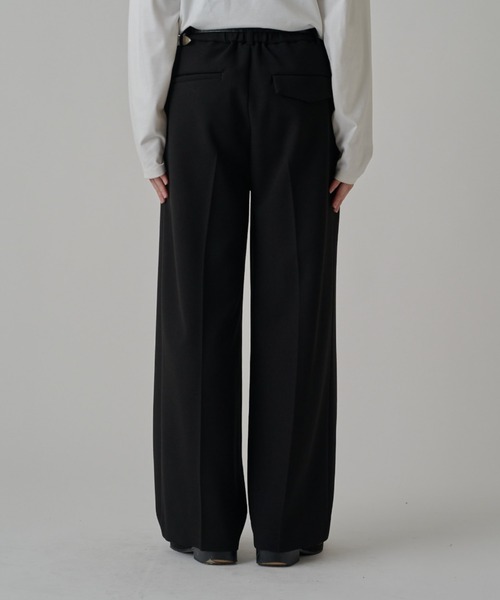 Lui's(ルイス)の「ジョーゼットタックワイドパンツ(その他パンツ・メンズ・ベージュ/ブラック/オフホワイト・S/M)」の15枚目の写真