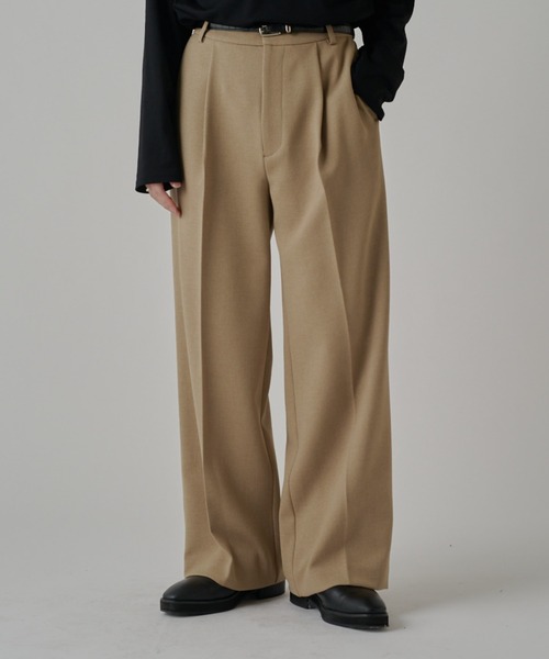 Lui's(ルイス)の「ジョーゼットタックワイドパンツ(その他パンツ・メンズ・ベージュ/ブラック/オフホワイト・S/M)」の18枚目の写真