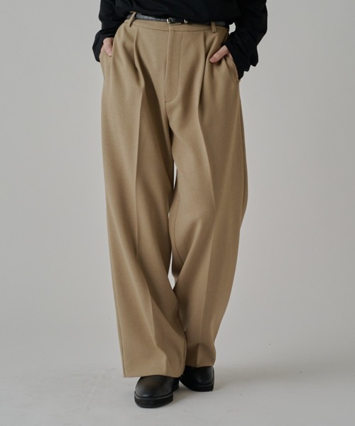 Lui's(ルイス)の「ジョーゼットタックワイドパンツ(その他パンツ・メンズ・ベージュ/ブラック/オフホワイト・S/M)」の19枚目の写真