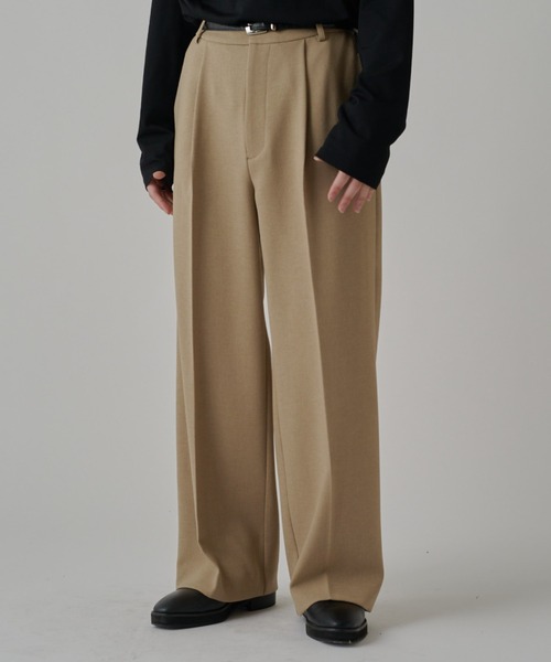 Lui's(ルイス)の「ジョーゼットタックワイドパンツ(その他パンツ・メンズ・ベージュ/ブラック/オフホワイト・S/M)」の20枚目の写真