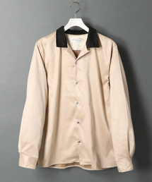 AMERICAN RAG CIE | アメリカンラグシー AMERICAN RAG CIE / オープンカラースエードシャツ Open Collar Suede Shirt(シャツ/ブラウス)